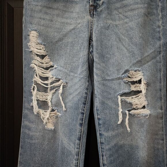 Blank NYC Baxter Rib Cage Jeans Straight Leg with Rips - Picture 6 of 14